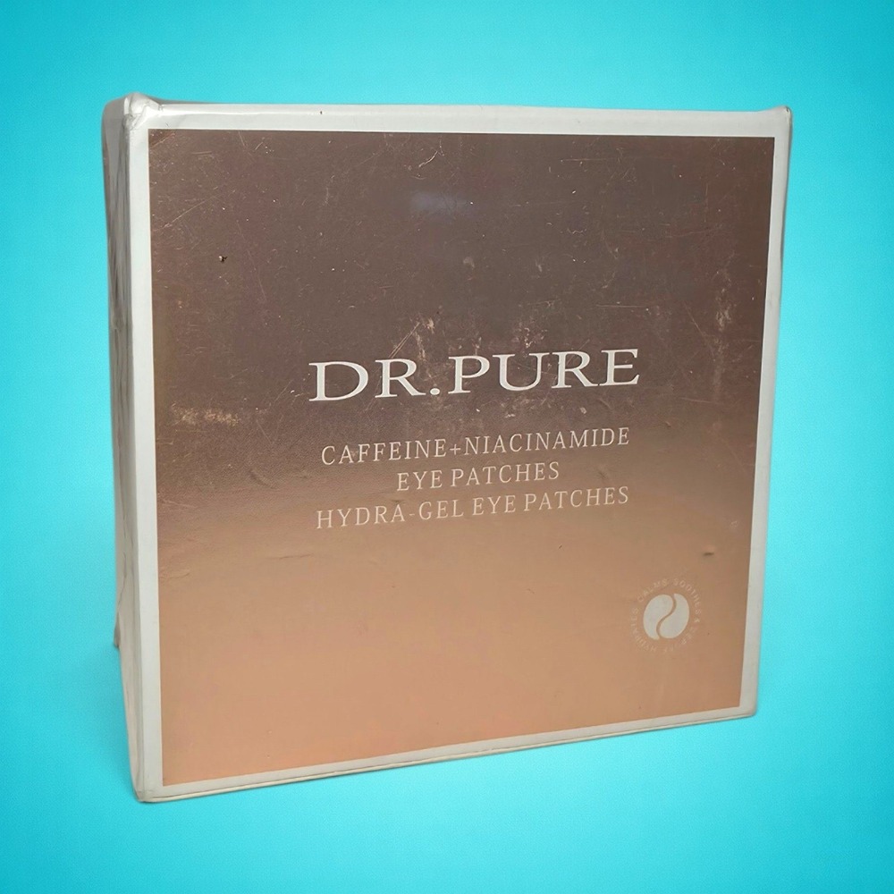 Dr. Pure Caffeine Niacinamide Hydra-Gel Eye Patches 30 Pairs Dark Circles Puffy